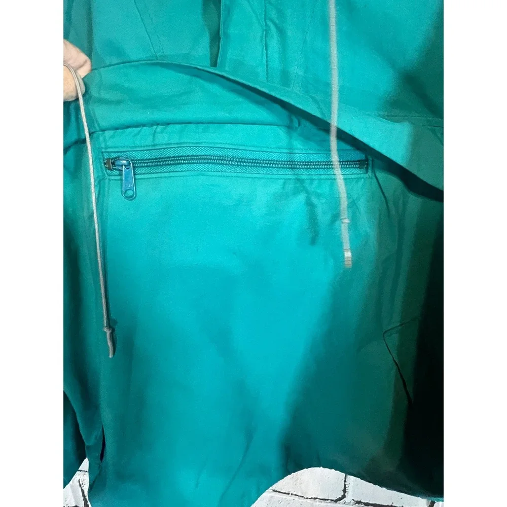 Vintage Woolrich Teton Gore-Tex Anorak Jacket Teal 1980s Mens Large Pullover